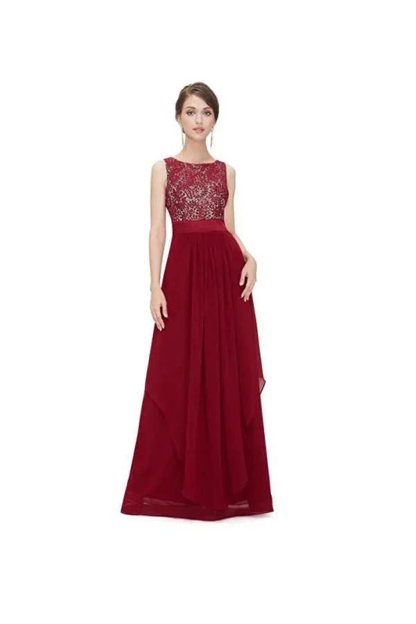A-line Chiffon Round Neck Evening Dress Party Dress Prom Dress PG269 by pgmdress