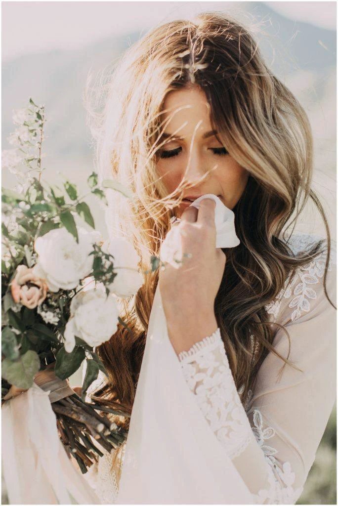 A-line Scoop Lace Wedding Dress Long Sleeve Rustic Wedding Dresses (ZD16359)