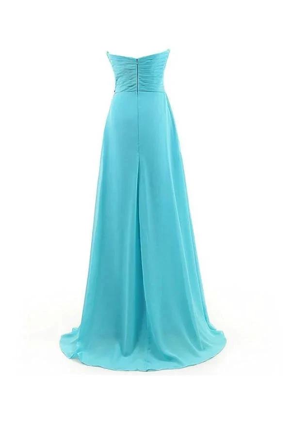 A-line Sweetheart Beading Chiffon Prom Dress Evening Gown (ZD13170)
