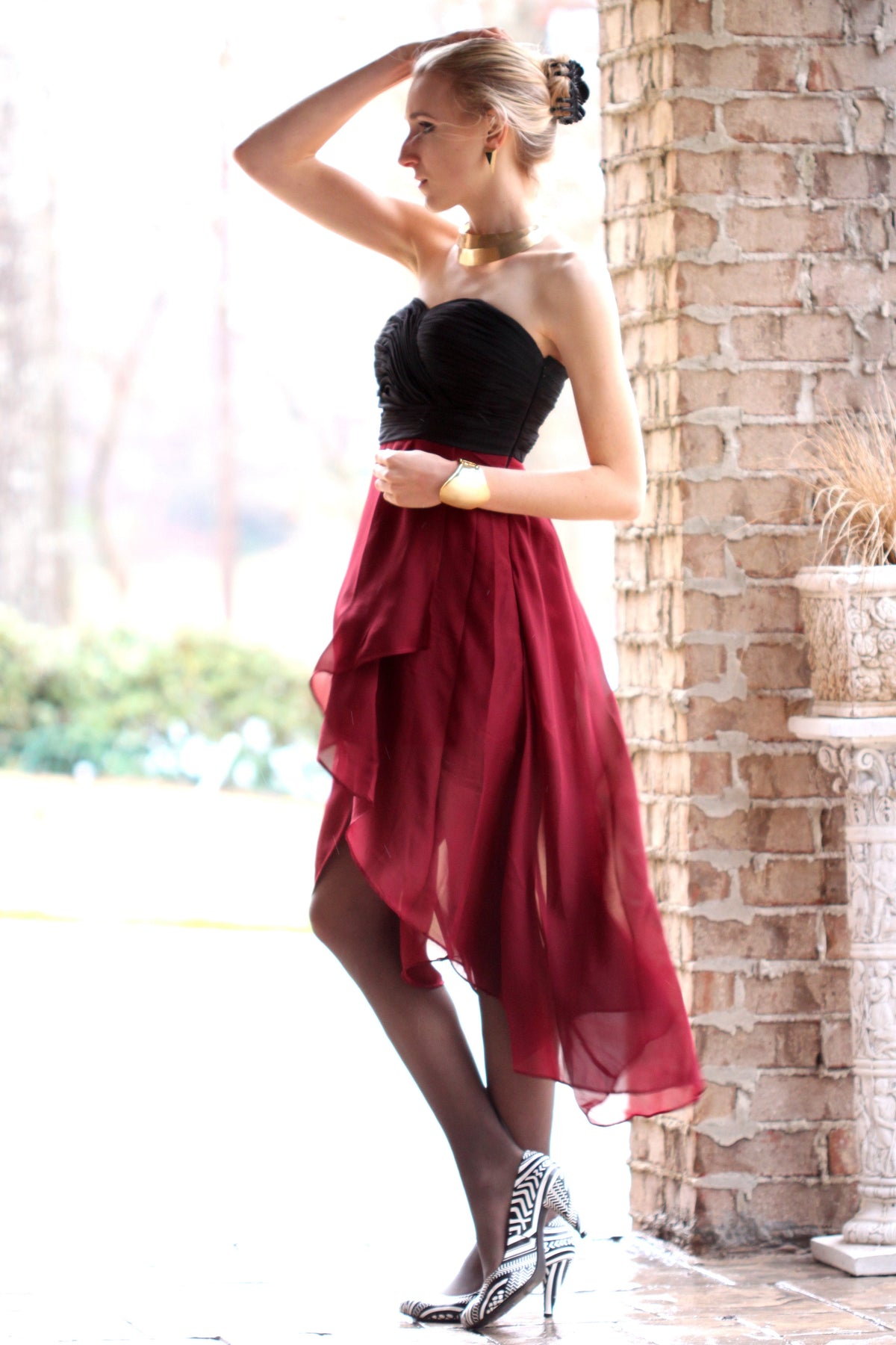 A-Line Sweetheart Hi-low Length Tulle Backless Prom Dress