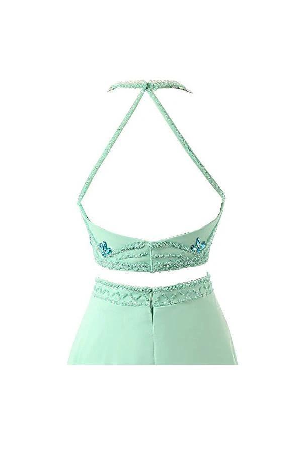 A-line Two Pieces Chiffon  Prom Dresses Evening Dresses (ZD13169)