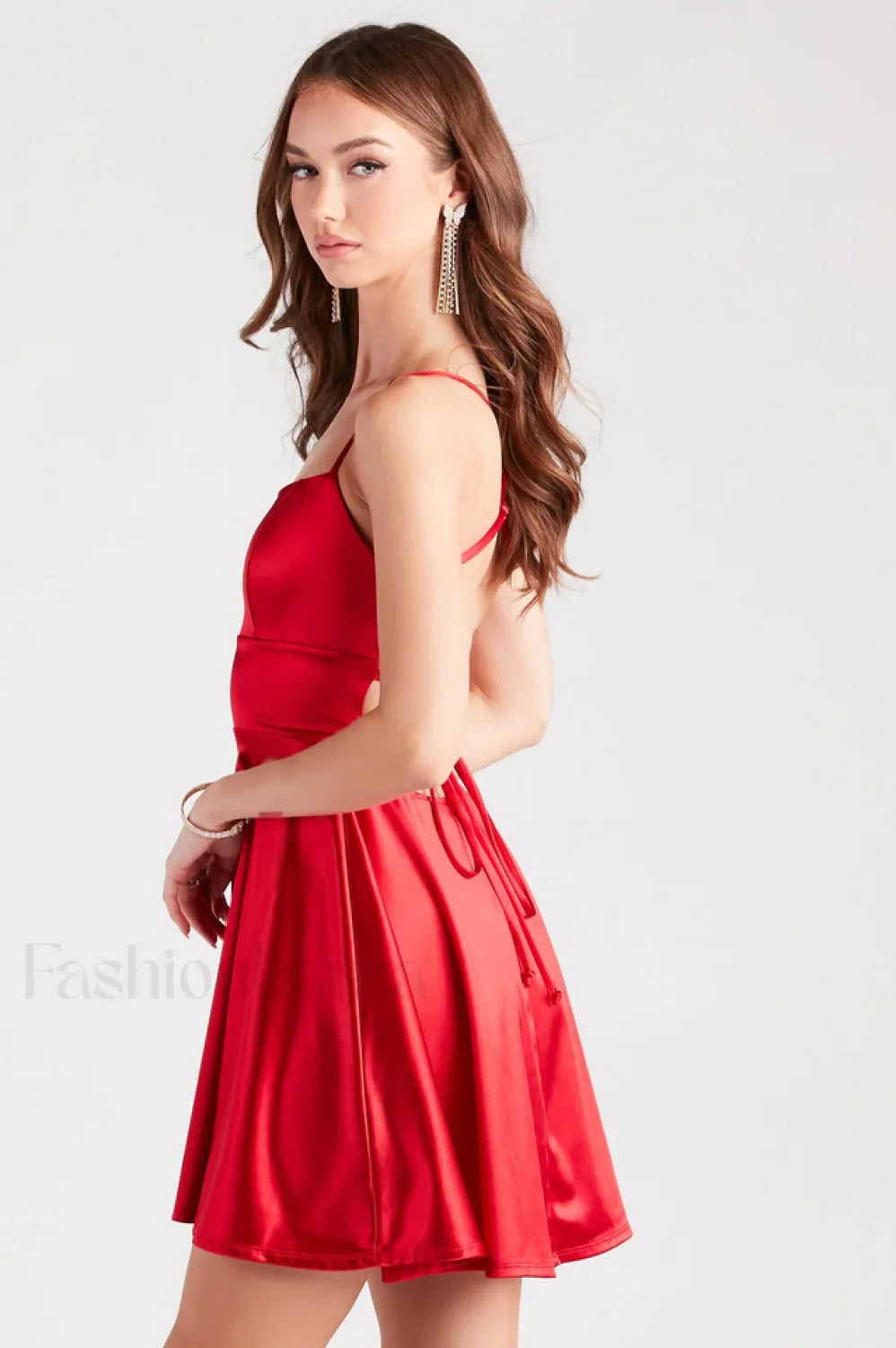 Sexy Slip Fitted Party Mini Dress