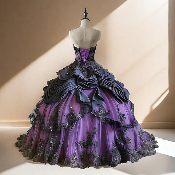Puffy Tiered Quinceanera Dresses Sweet 16 Dresses Vintage Wedding Dress For Bride