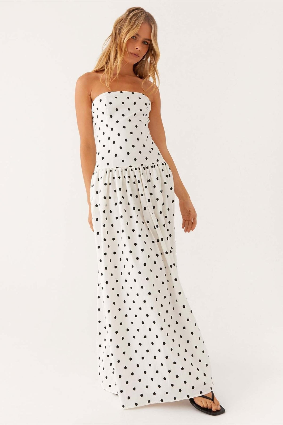 Strapless Maxi Dress - View 5 | VelvetHem