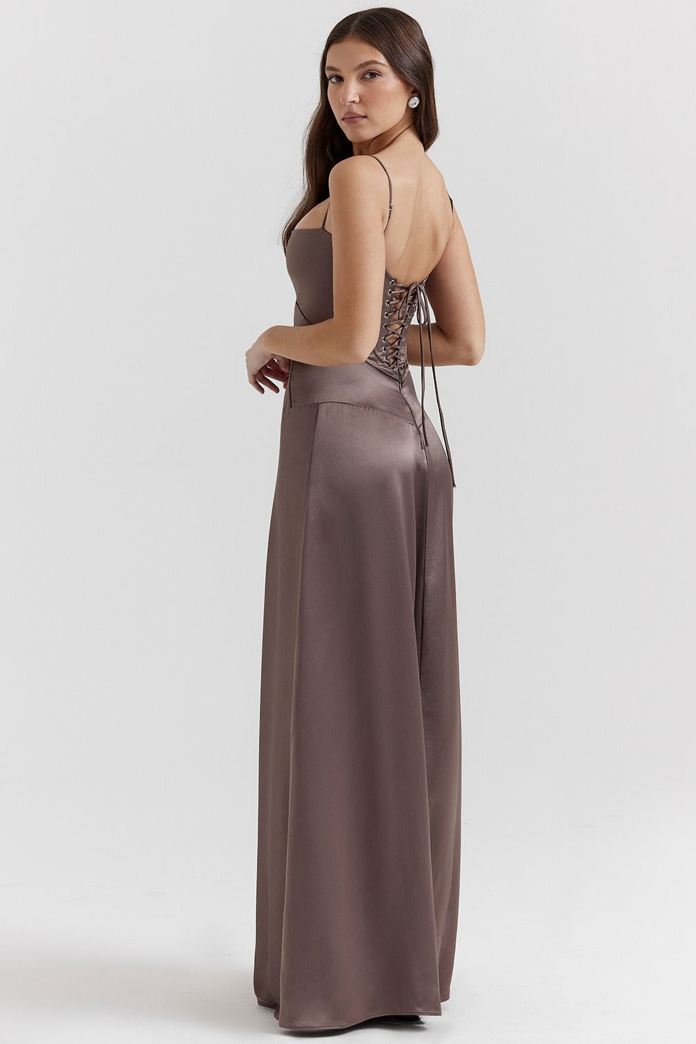 Classic Elegant Cami Backless Dress for Modern Fashion Wear