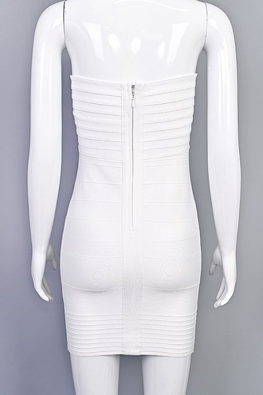 Aaliyah Bandage Mini Dress - Lipstick Red