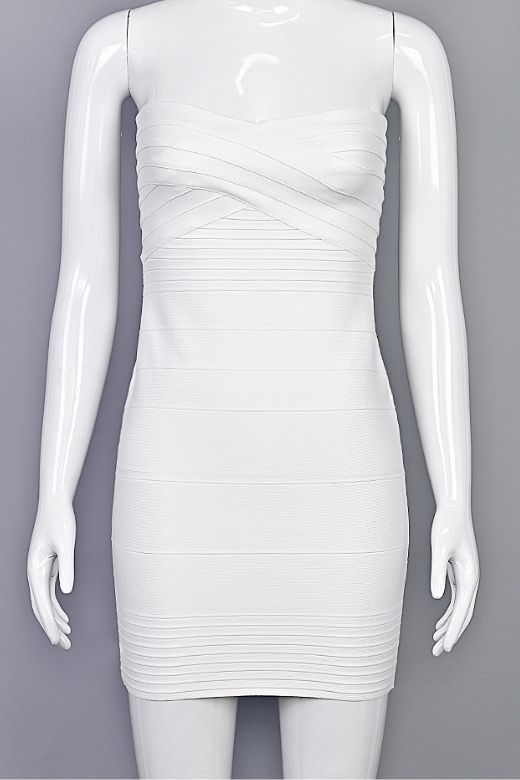 Aaliyah Bandage Mini Dress - Classic Black
