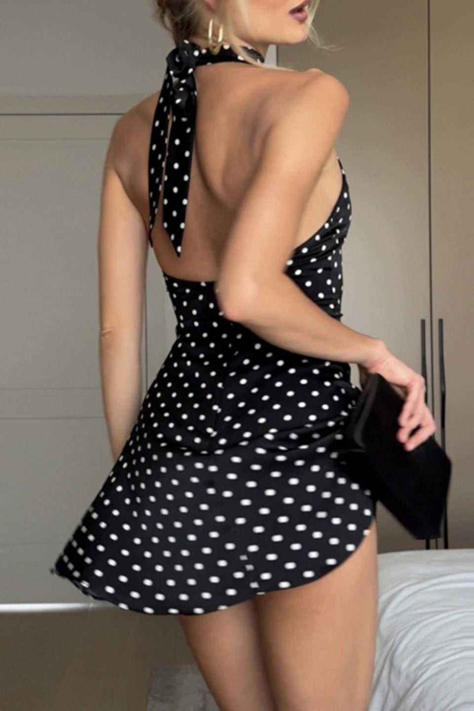 Fl Polka Dots Modern Dress for Smart Casual Fashion Boutique Fashion Style