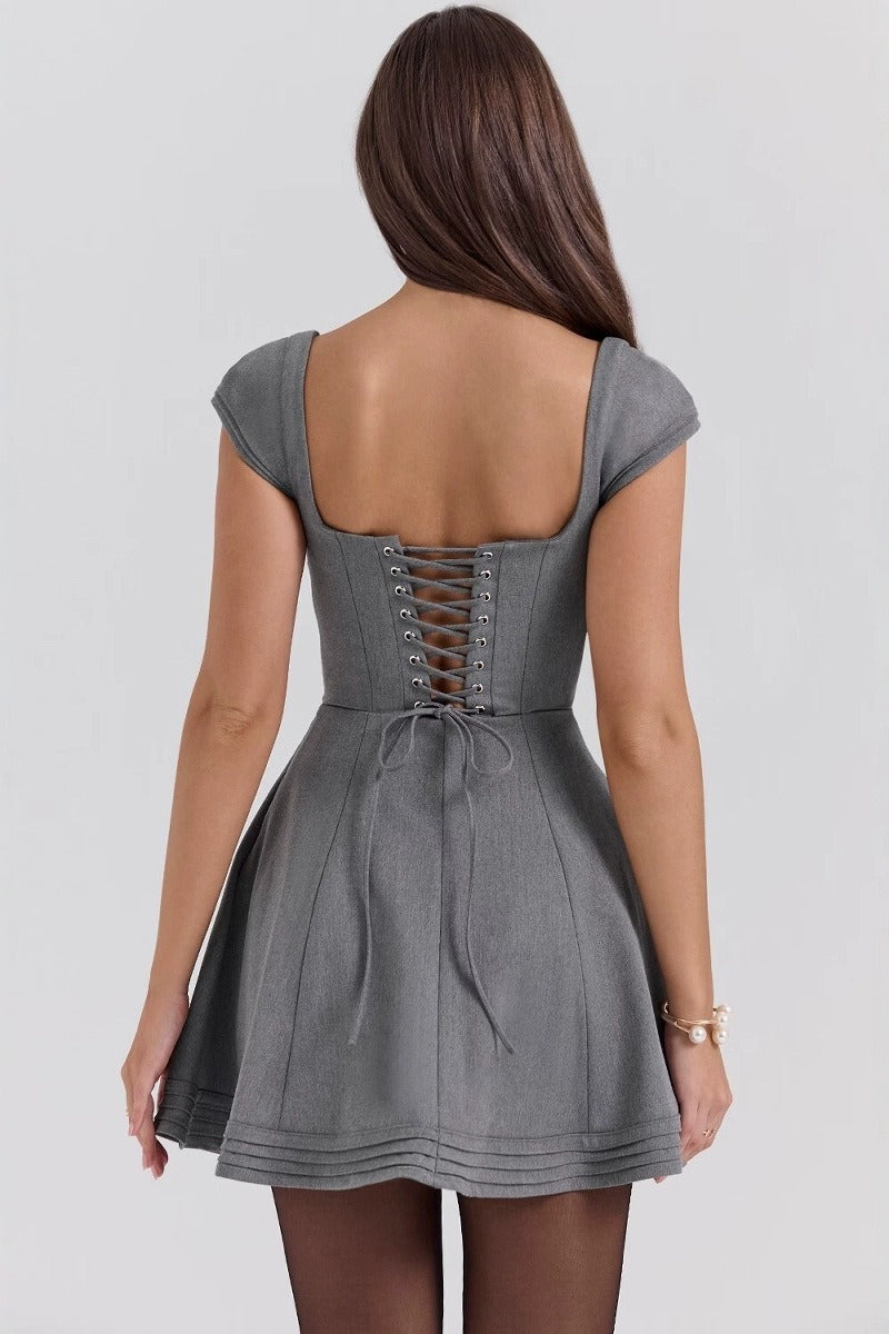 Defined Waist Work Dress - View 3 | VelvetHem