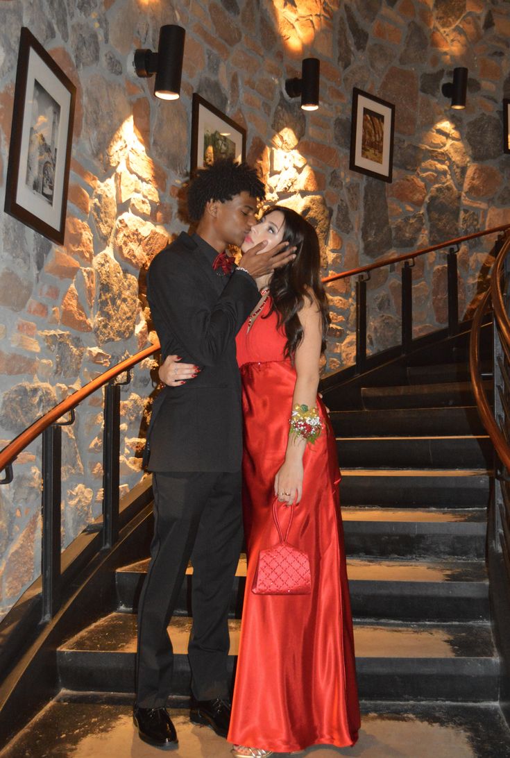 V Neck Red Prom Dress Formal Graduation Party Dress - View 4 | VelvetHem