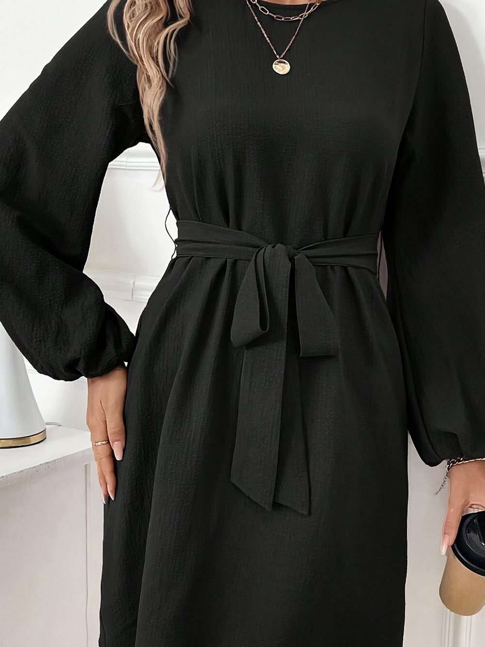Alina Long Sleeve Mini Dress