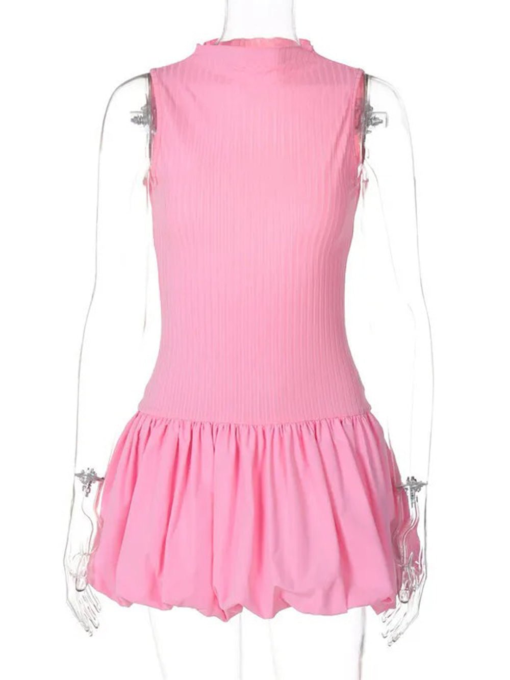 Angela Hollow Out Backless Mini Dress