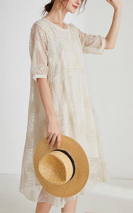 A Vintage Style Dress with Delicate Timeless Details