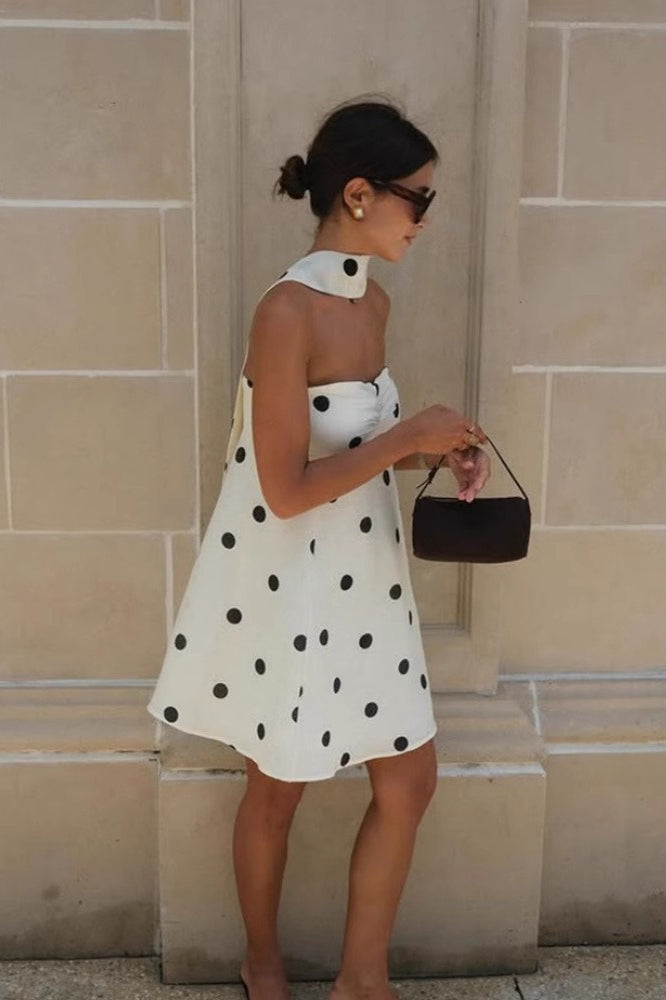 Modern Fl Polka Dots Dress for Modern Fashion Wear Boutique Fashion Style