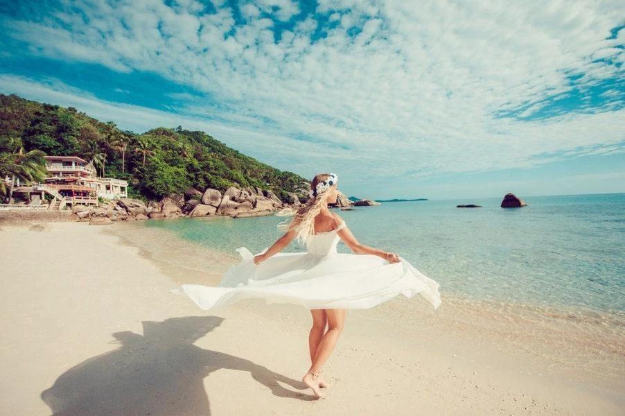 Beach Lace Off The Shoulder Long Chiffon Wedding Dresses (ZD16318)