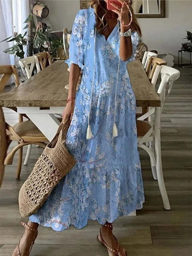 Rosa Premium and Stylish Printed Summer Dress Statement Occasion Edit