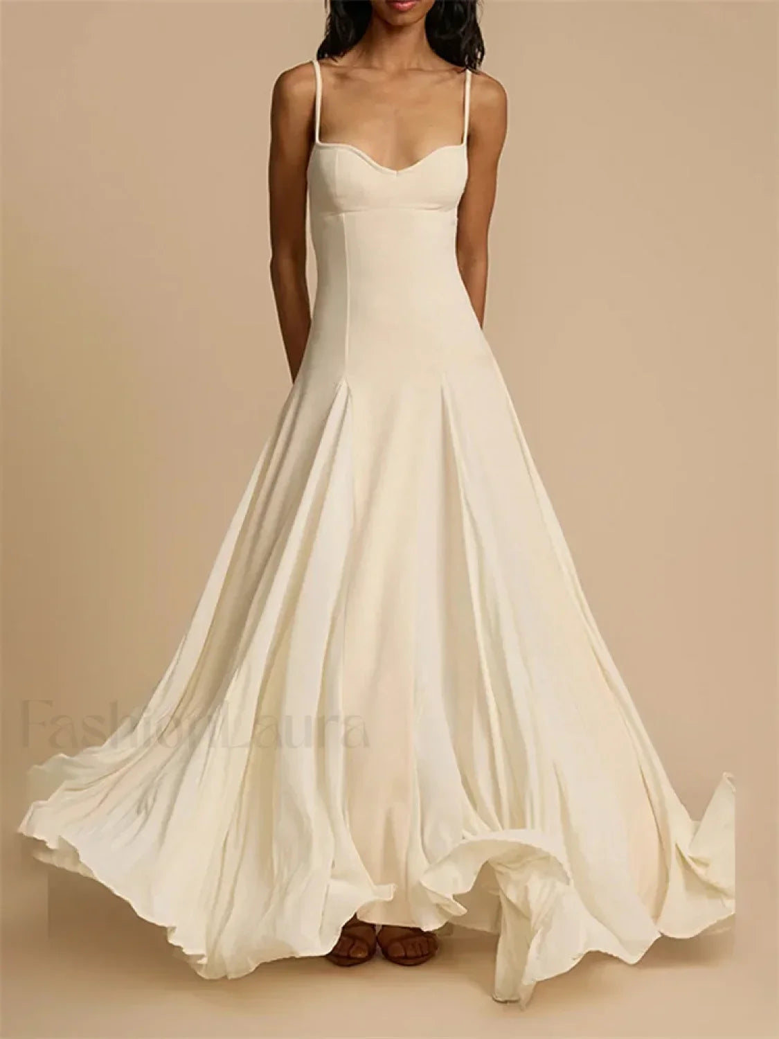 Big Swing Solid Cami Maxi Dress