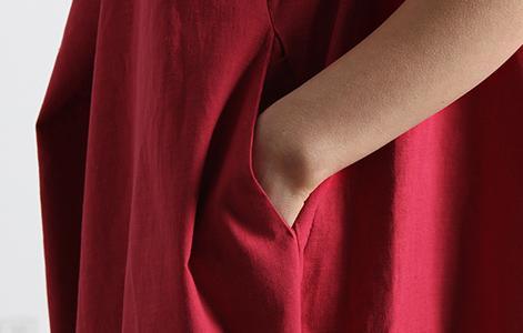 black summer linen dress plus size cotton shift dress