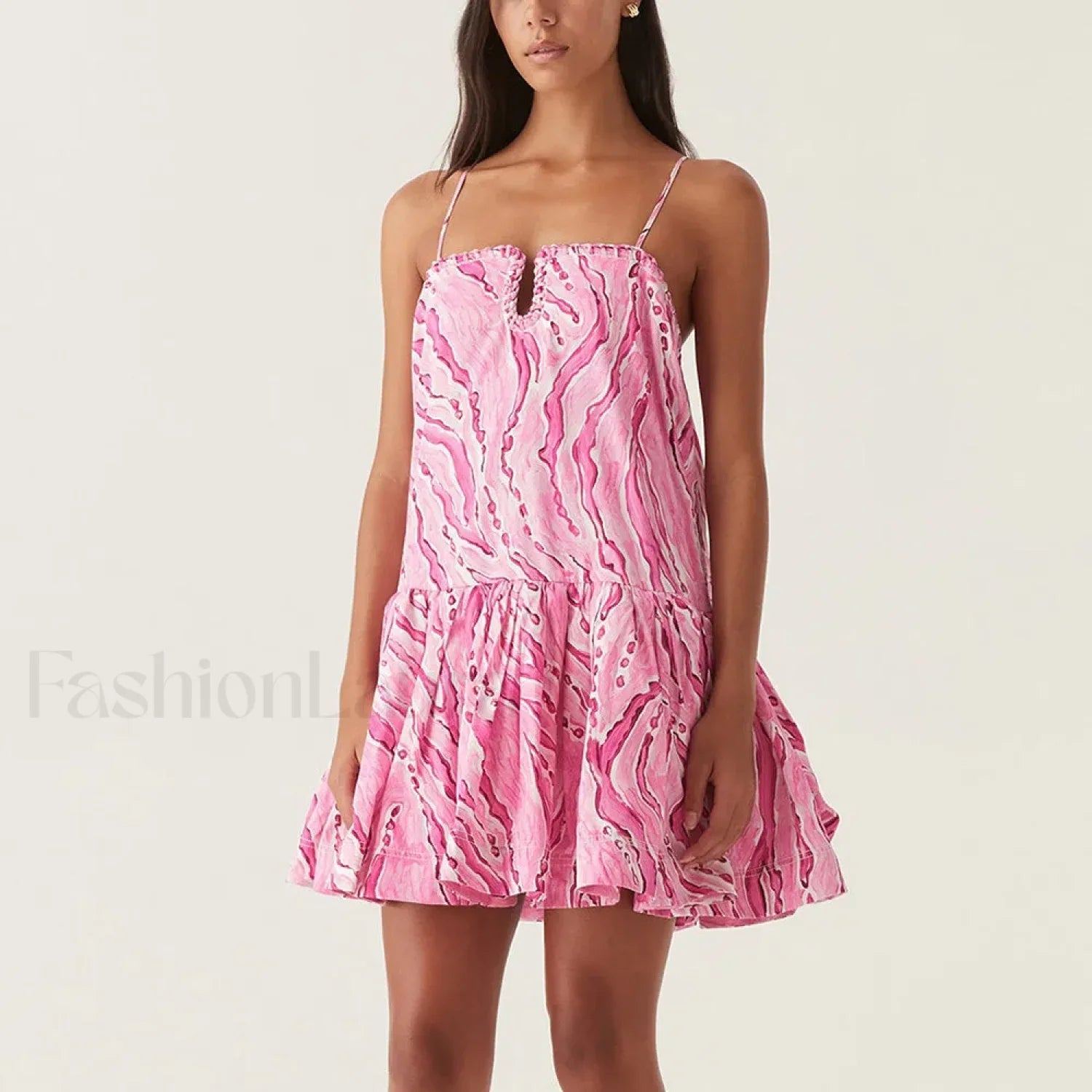 Classic Camisole Patchwork Floral Dress for Modern Fashion Wear