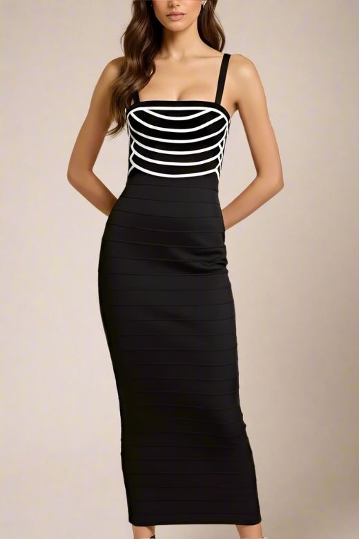 Carter Bandage Maxi Dress - Classic Black