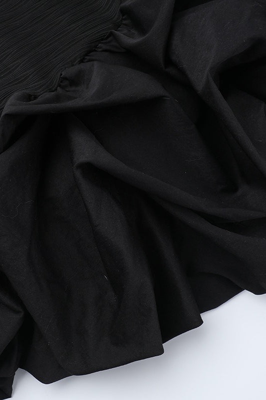Layered Strapless Ball Dress with Relaxed Fit and Modern Casual Wear