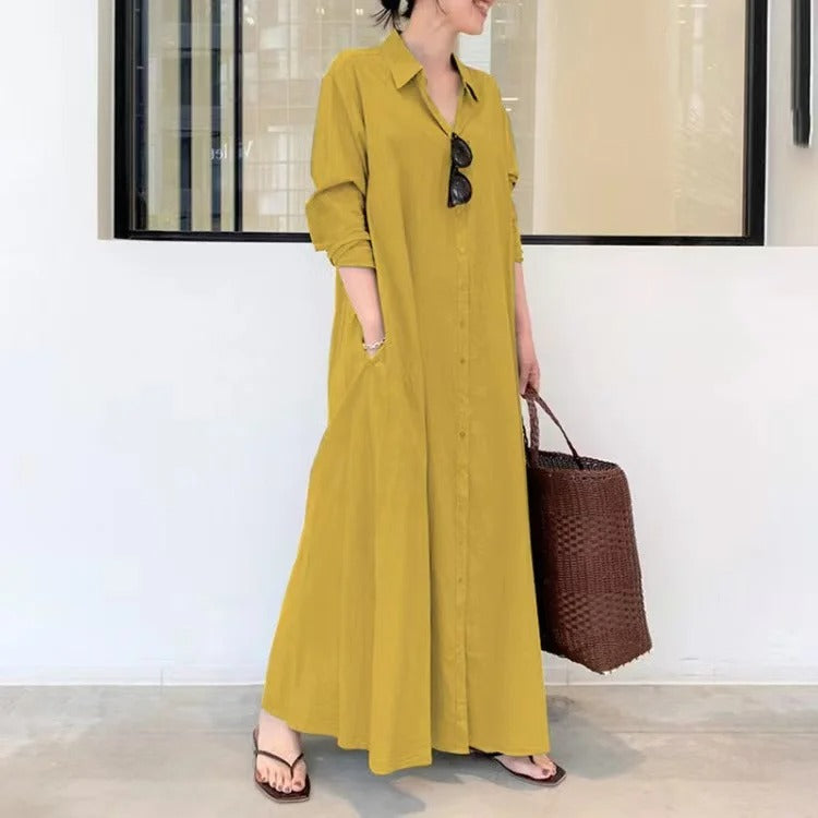 Lucia Premium Women's Long Sleeved Polo Dress Chic Silhouette Collection