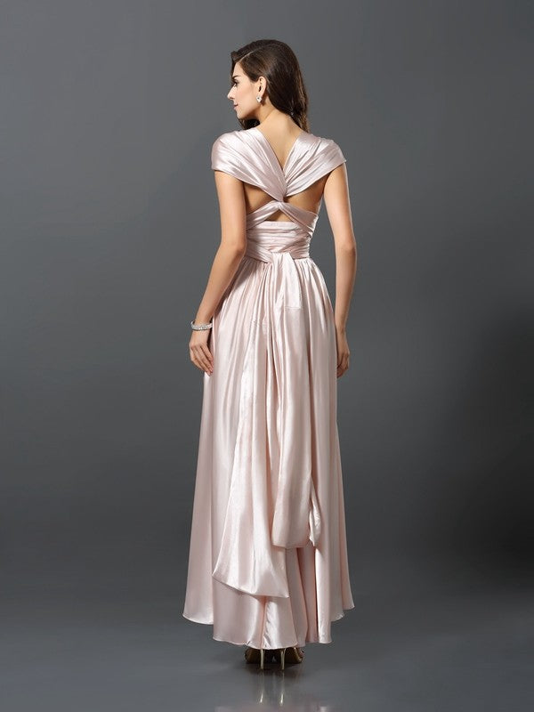 Charming Sleeveless High-Low Bridesmaid Dresses