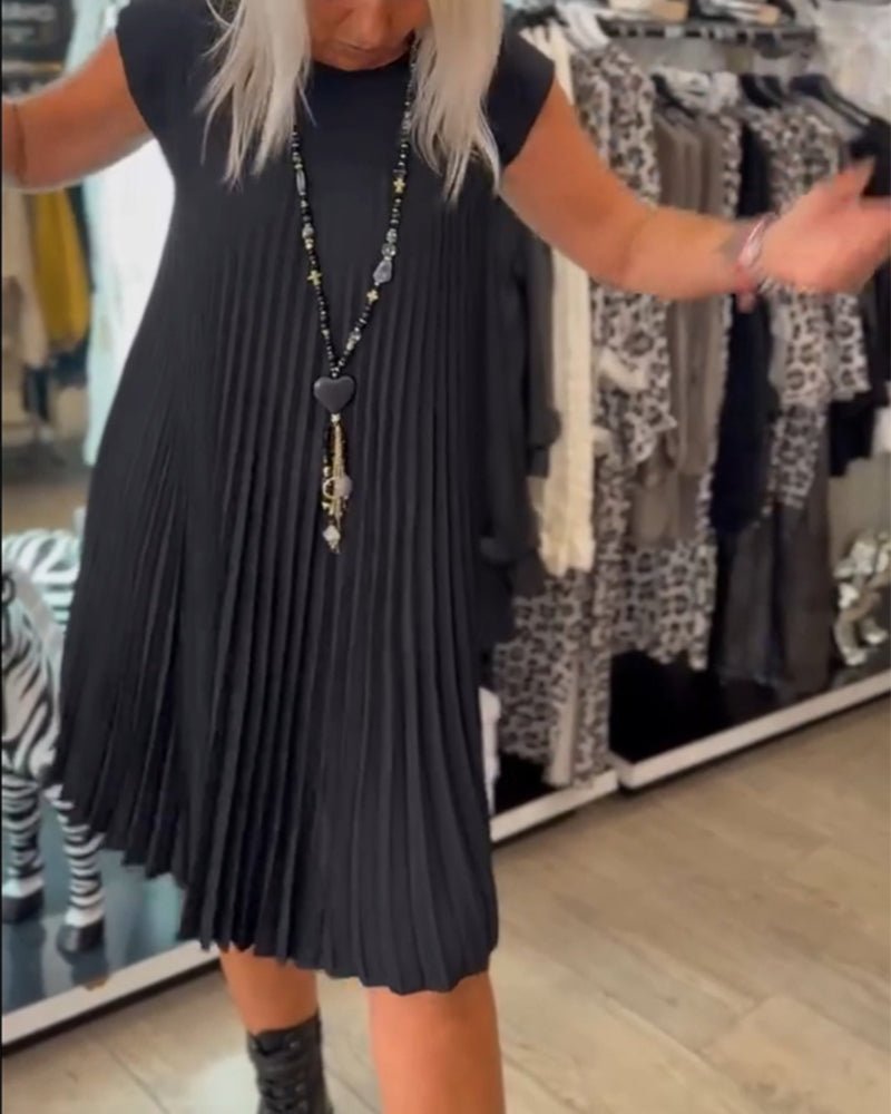 Adonia Stylish Pleated Dress for Women Effortless Chic Look