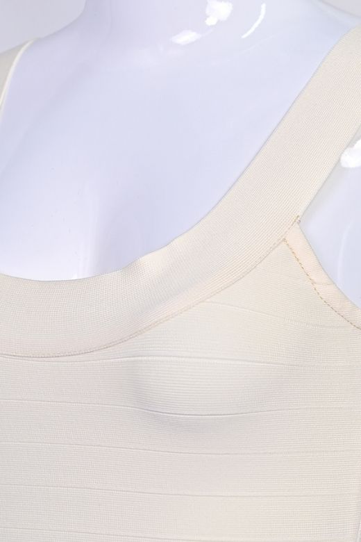 Cindy Bandage Midi Dress - Cream