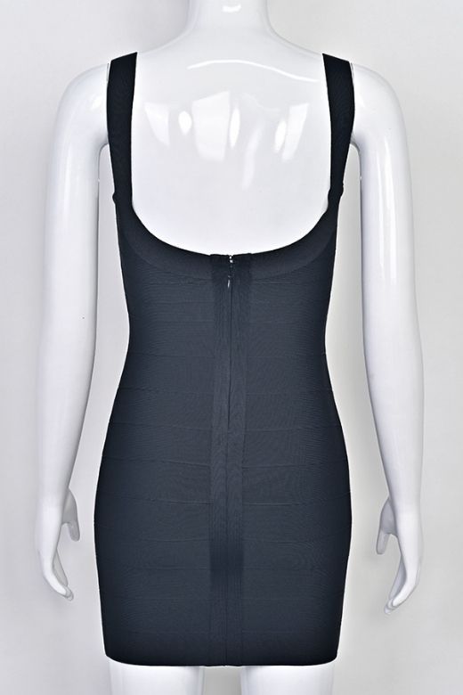 Cindy Bandage Mini Dress - Classic Black