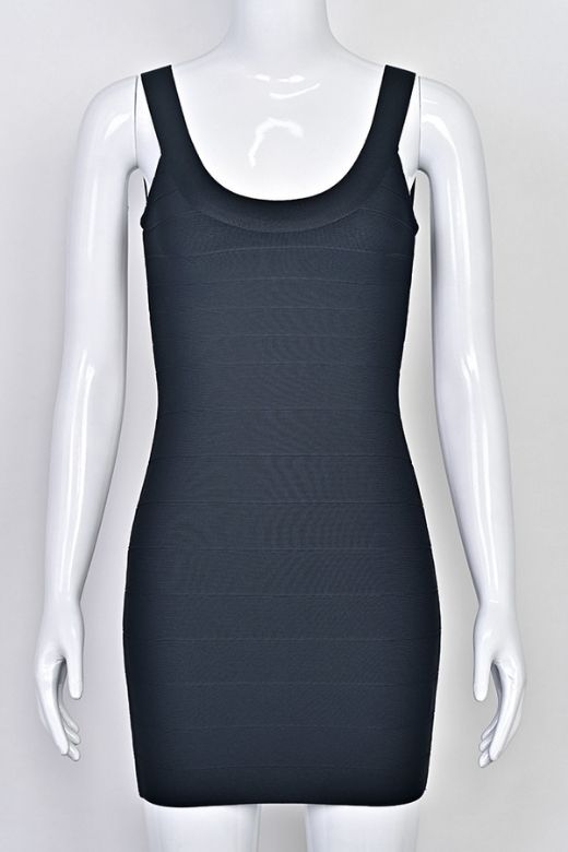 Cindy Bandage Mini Dress - Classic Black