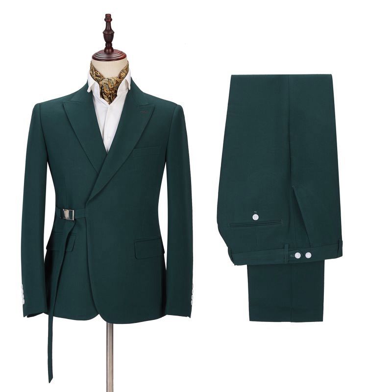 Classy Peaked Lapel Bespoke Prom Suits Online