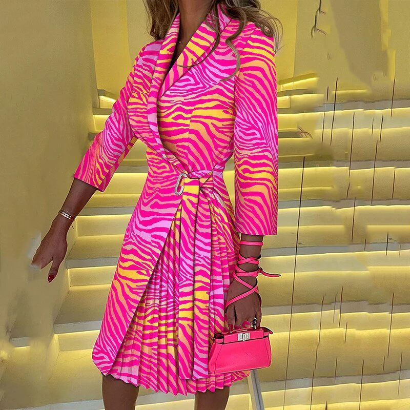 Inés Exclusive Women's Festive Wrap Dress Midi Boutique Collection