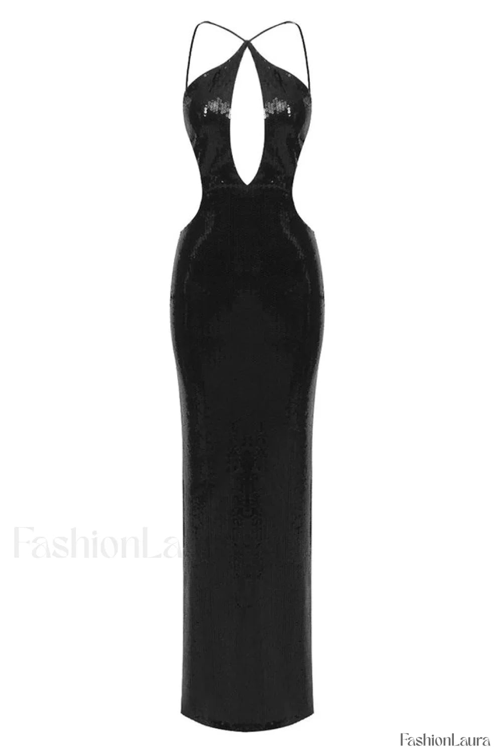 Darcy Backless Stylish Cutout Sequin Dress