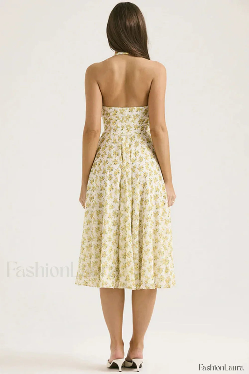 Deep V Neck Dress with Relaxed Fit and Seasonal Wardrobe Essential