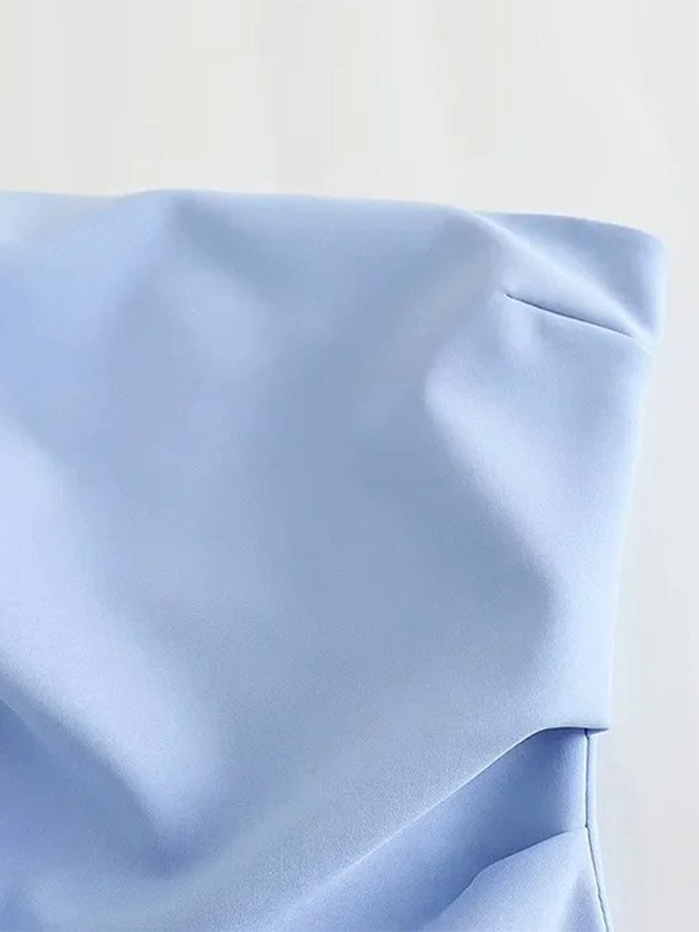 Strapless Draped Mini - Fashionpara