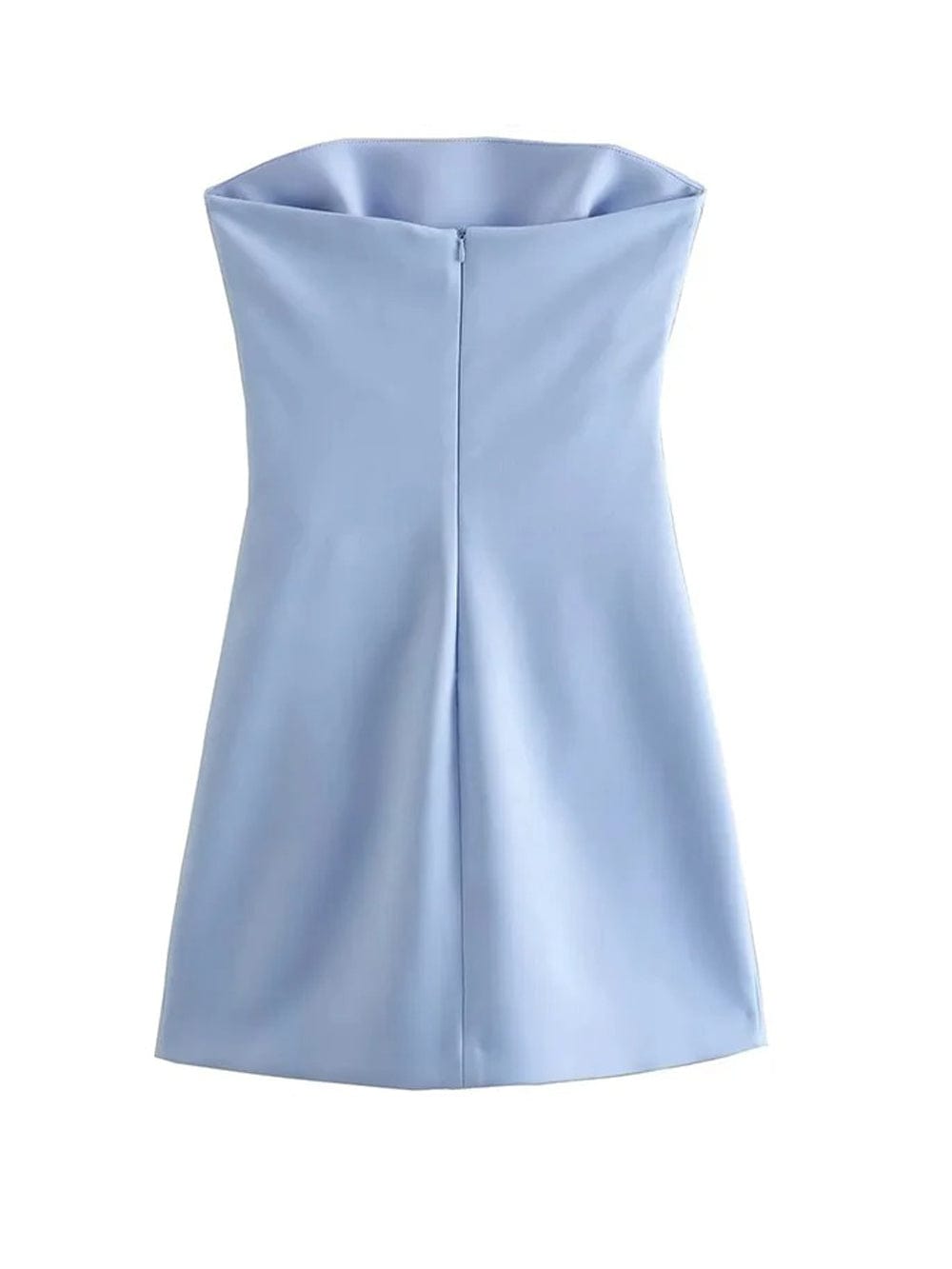 Strapless Draped Mini - Fashionpara