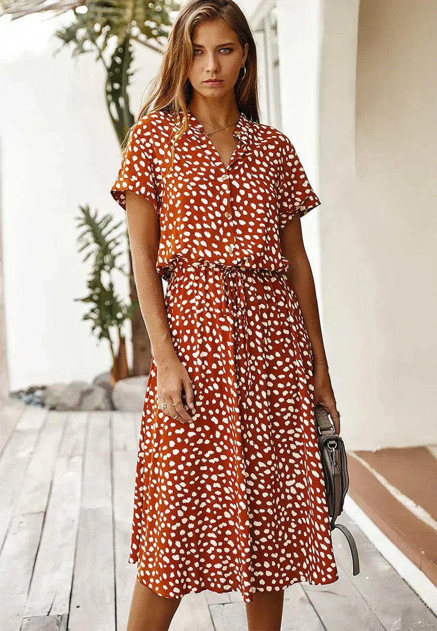 Gema Trendy and Elegant Summer Dress for Women Cocktail Hour Style