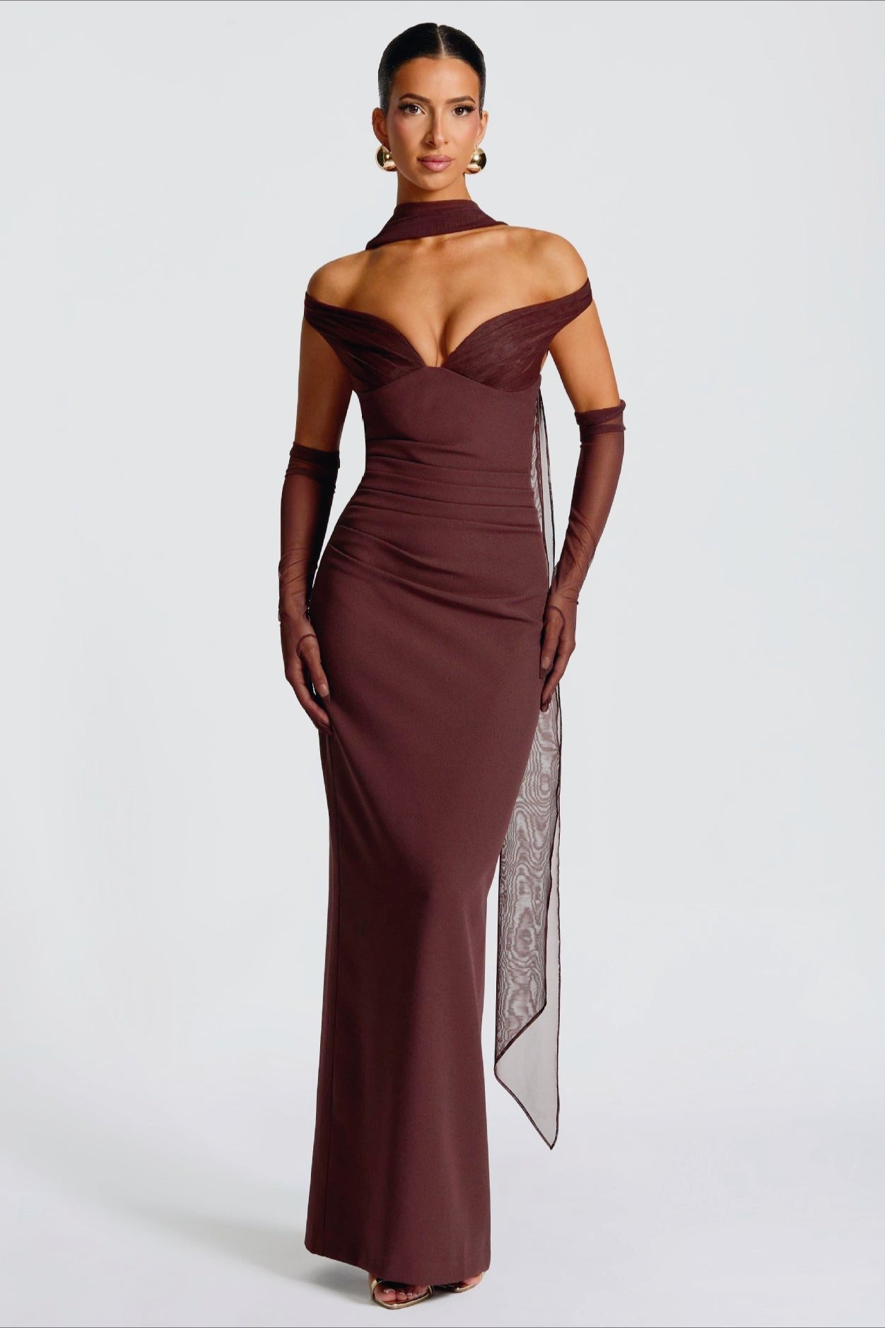 Stretch Off-Shoulder Bodycon Birthday Dress