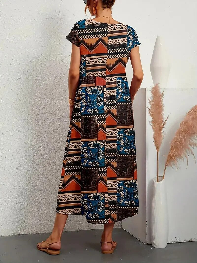 Edna Chic Floral Dress Silhouette Collection
