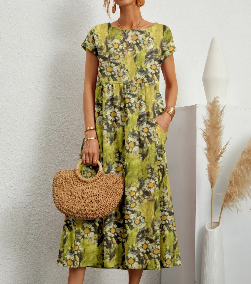 Edna Chic Floral Dress Silhouette Collection