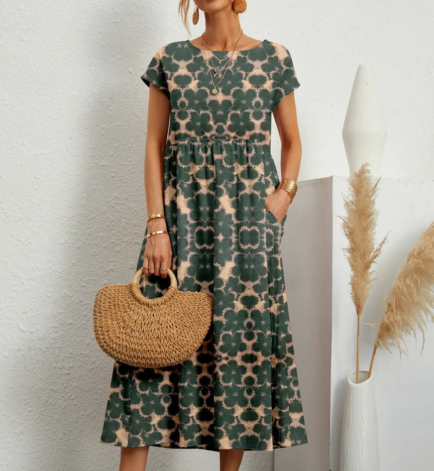 Edna Chic Floral Dress Silhouette Collection