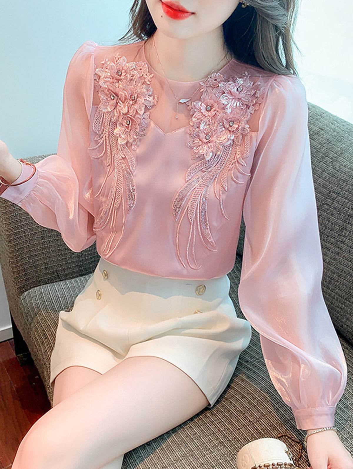 A Vintage Style Shirt with Delicate Timeless Details