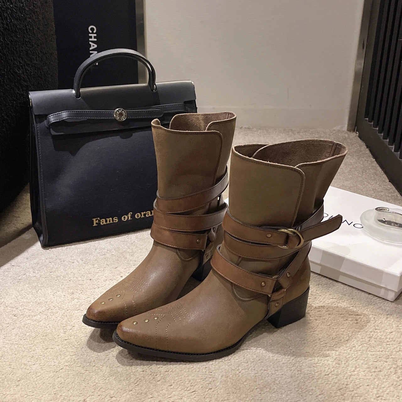 Vintage Inspired Orthopedic Boots