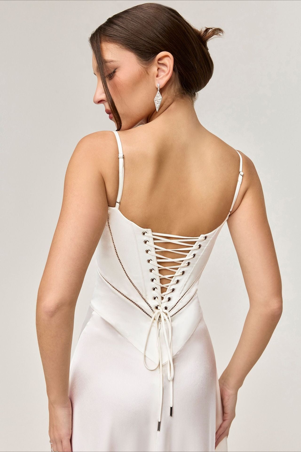 Classic Elegant Cami Backless Dress for Modern Fashion Wear