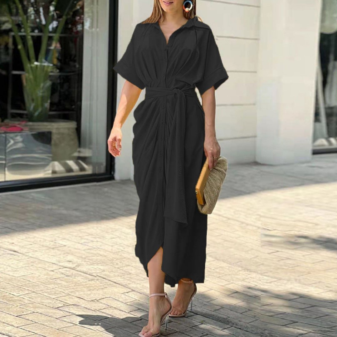 Mhairi Chic and Relaxed Dress for Women Wedding Guest Look