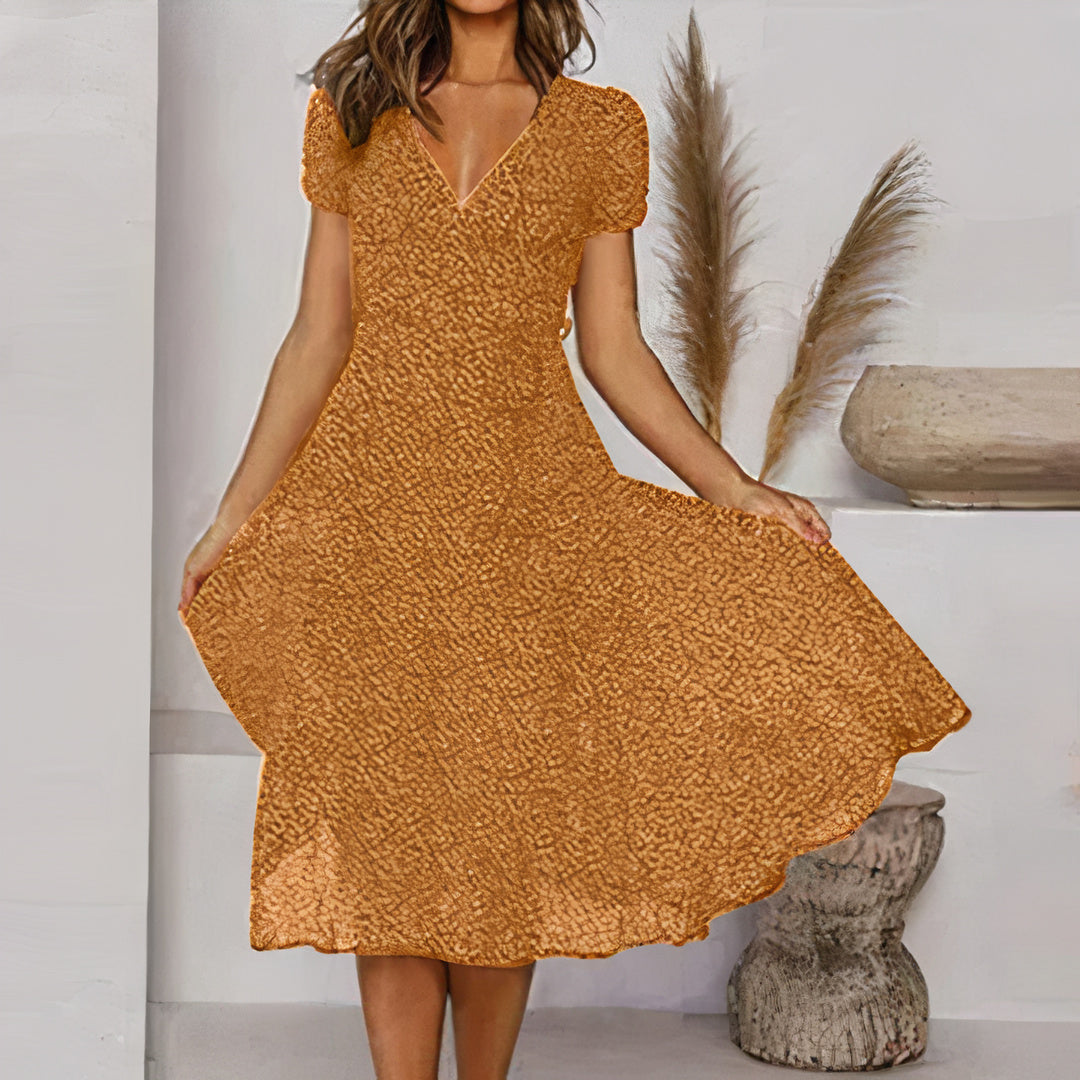 Hilda Elevated a Line Summer Dress for Women Statement Occasion Edit