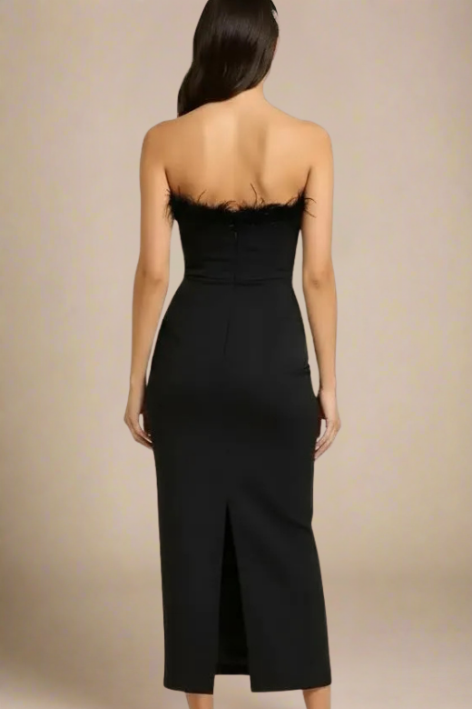 Erin Bandage Maxi Dress - Classic Black