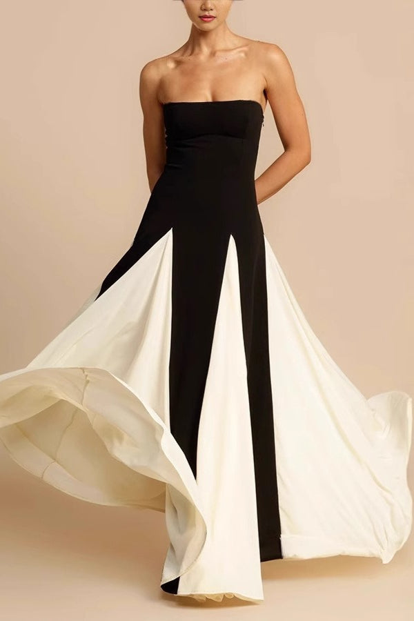 Mesh Patchwork Bandage Dress with Relaxed Fit and Layered Outfit Styling