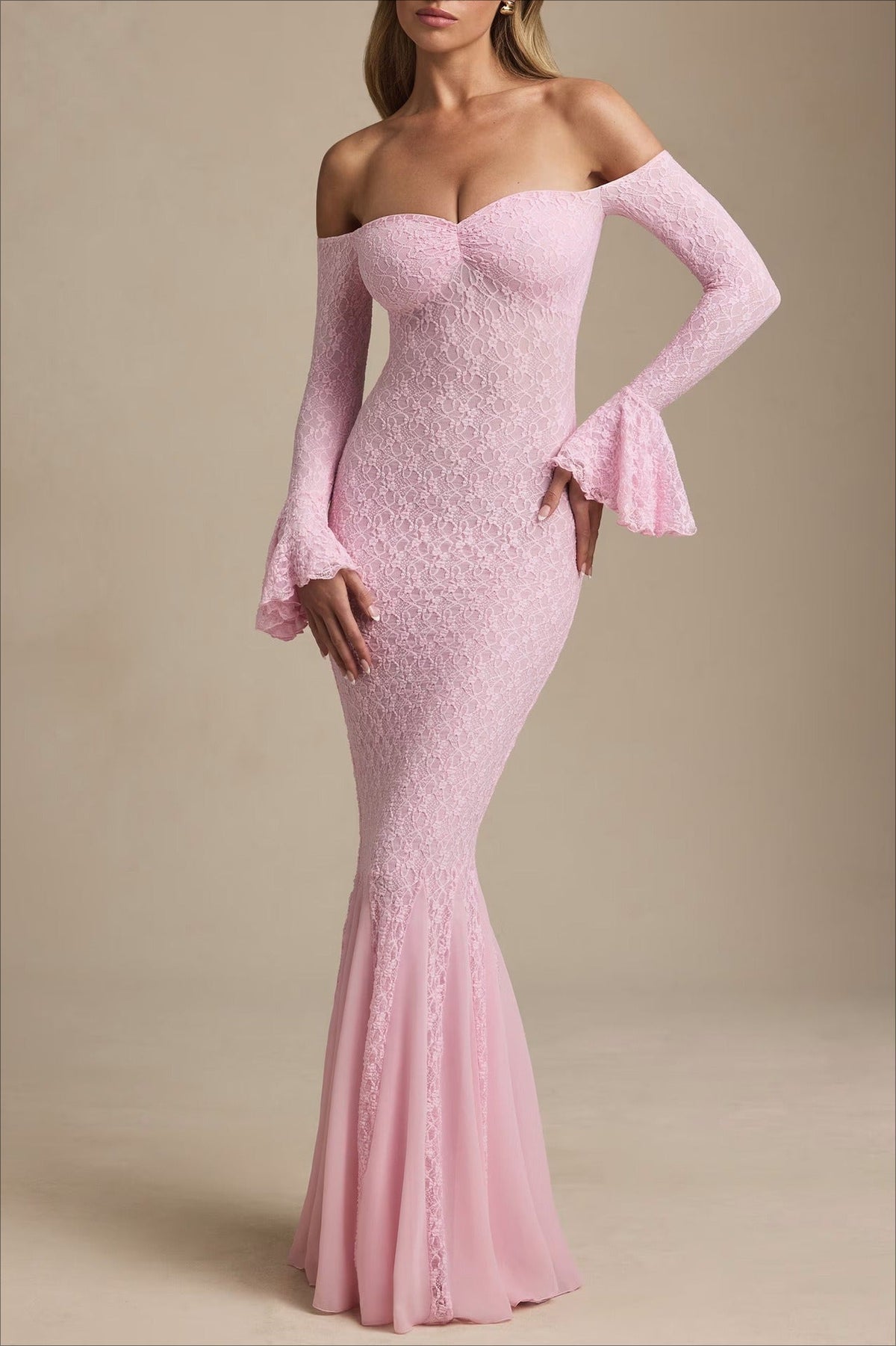 Bodycon Evening Lace Dress - View 4 | VelvetHem